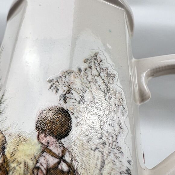 HOLLY HOBBIE Salt & Pepper Shakers Set VTG 70s Ceramic Collectible Handles - Picture 6 of 9